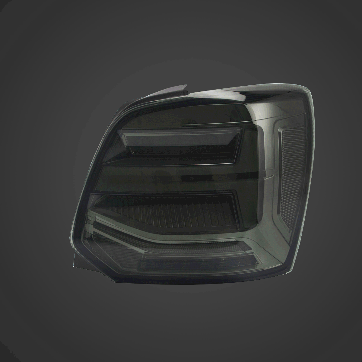 09-17 VW Polo MK5 Vland LED Aftermarket bakljus med sekventiell blinkers [E-mark] - 2