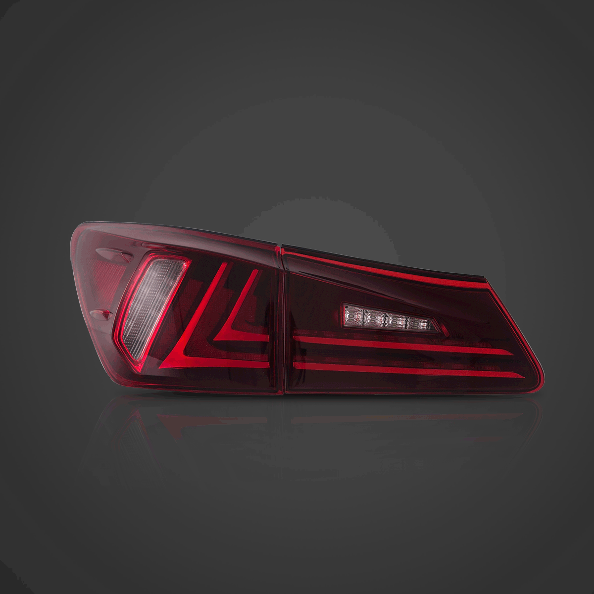 VLAND Carlamp LED bakljus för Lexus 2006-2012 IS250 IS350 ISF - 4