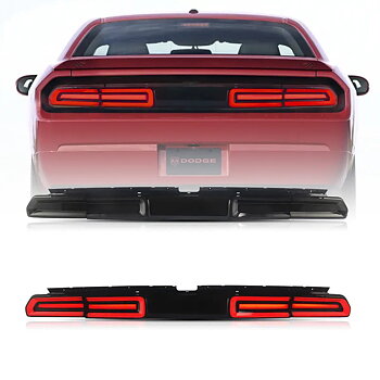 08-14 Dodge Challenger 3th Gen (LC) Pre-Facelift Vland bakljus med Amber sekventiell blinkers