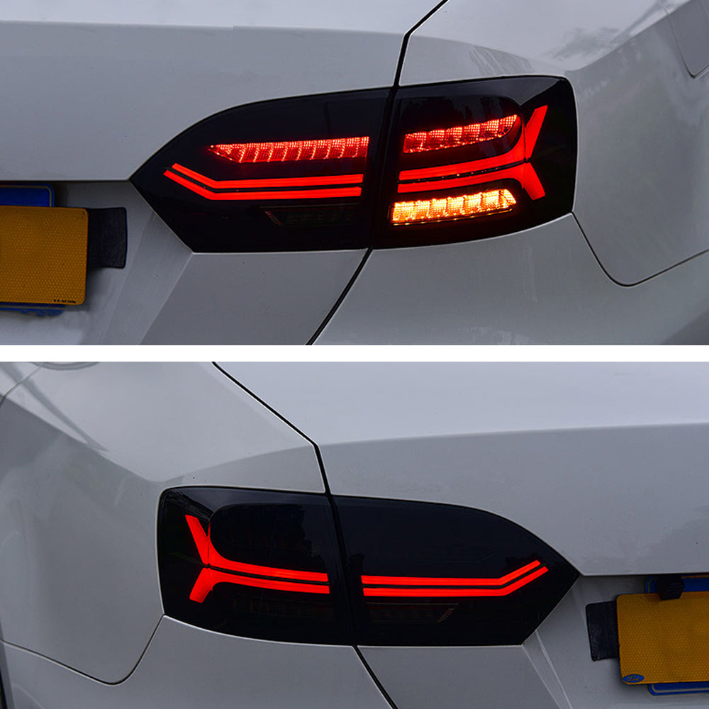 11-14 VW Jetta MK6 Vland LED Aftermarket bakljus med sekventiell blinkers [E-mark] - 11