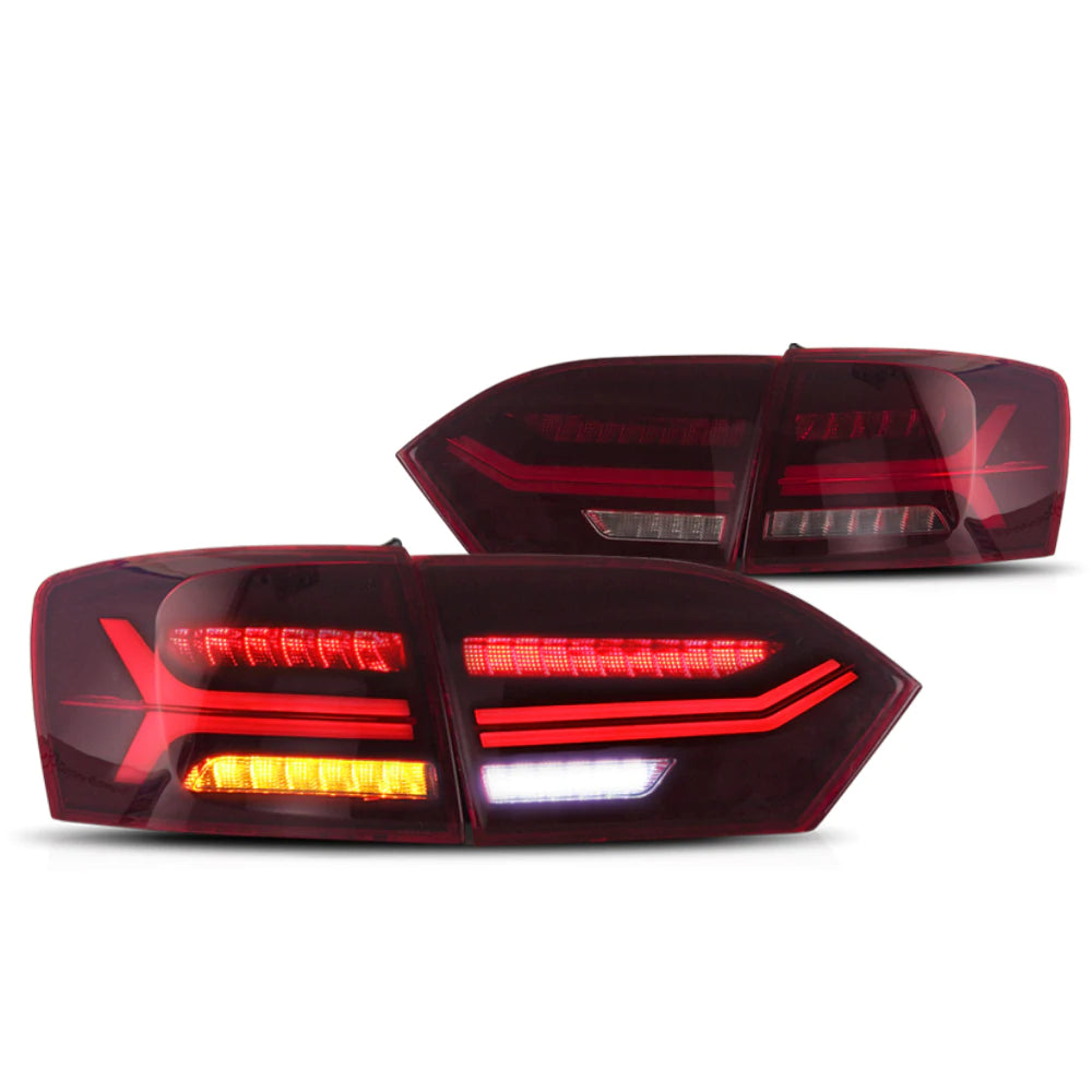 11-14 VW Jetta MK6 Vland LED Aftermarket bakljus med sekventiell blinkers [E-mark] - 7