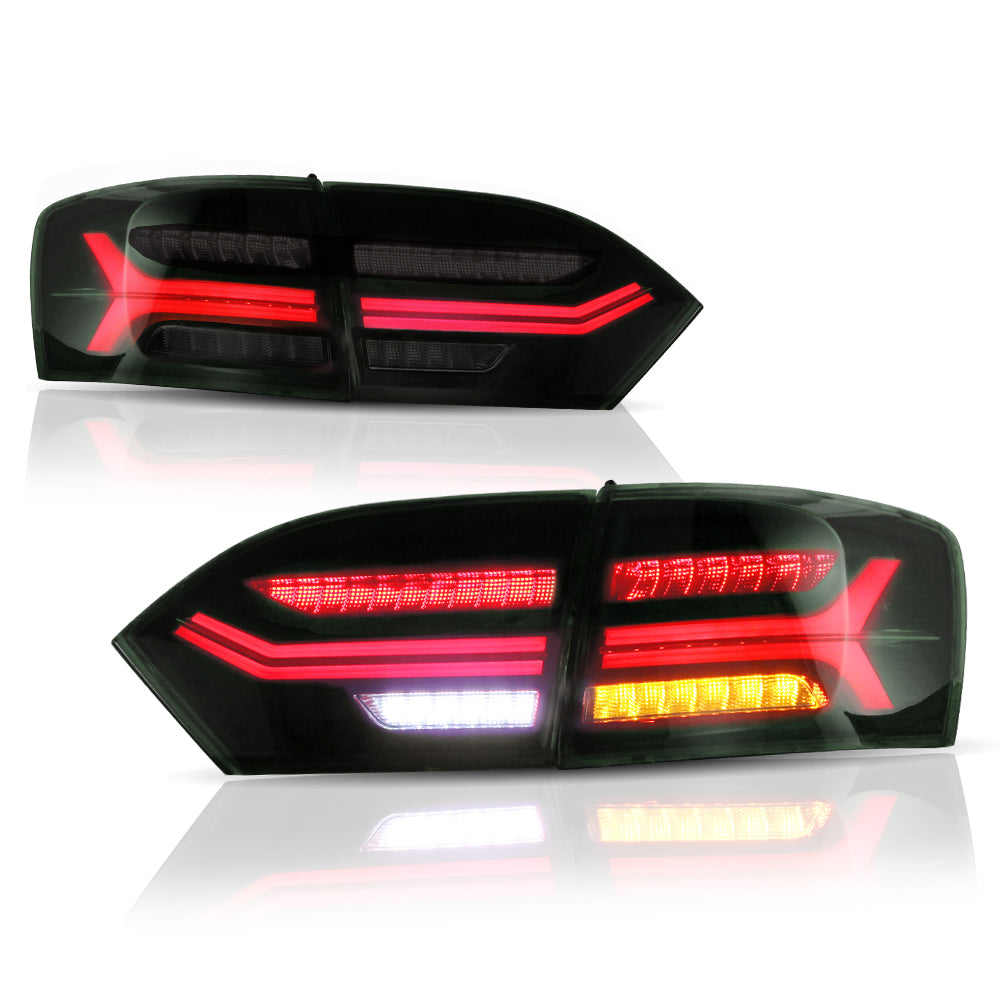 11-14 VW Jetta MK6 Vland LED Aftermarket bakljus med sekventiell blinkers [E-mark] - 3