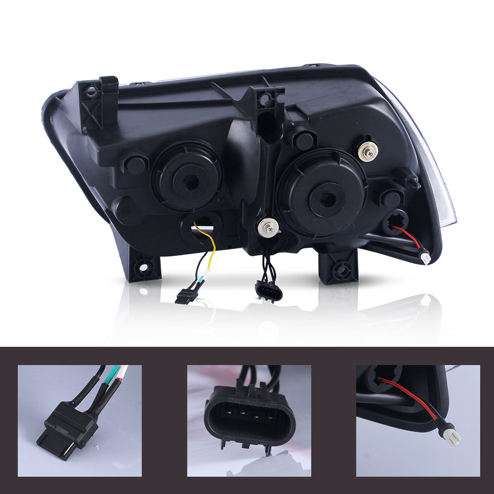 VLAND Carlamp Led strålkastare Compatible med Dodge Charger 2011-2014 (RHD and LHD Versions) - 14