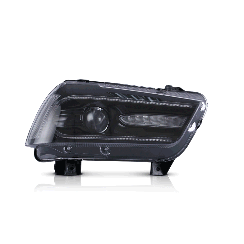 VLAND Carlamp Led strålkastare Compatible med Dodge Charger 2011-2014 (RHD and LHD Versions) - 4
