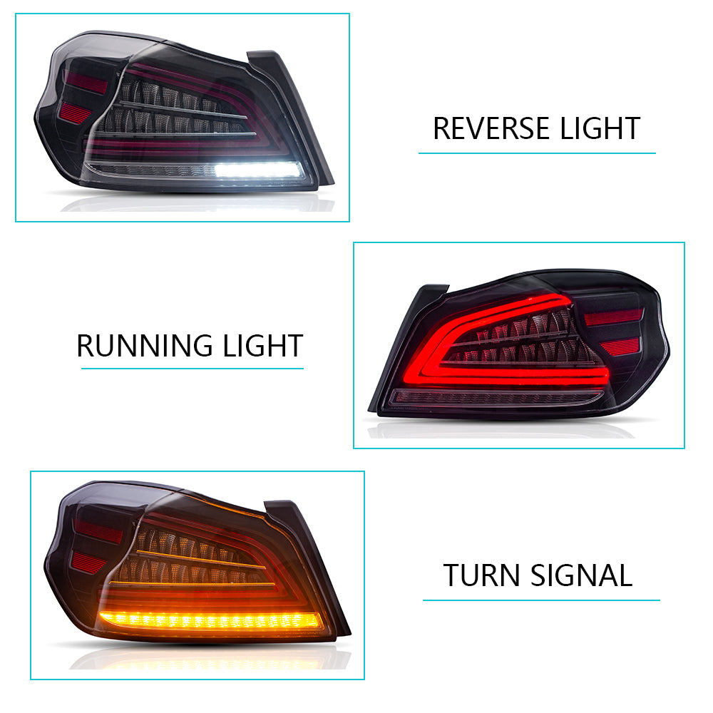 15-21 Subaru WRX & WRX STI första generationen(VA) VLAND LED bakljus med sekventiell blinkers - 9