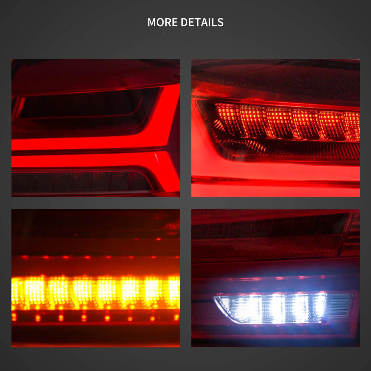 08-17 Mitsubishi Lancer & EVO X Vland LED bakljus med sekventiell blinkers - 14