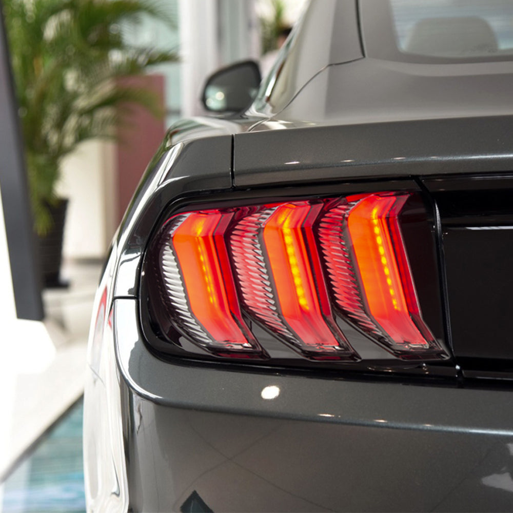 15-23 Ford Mustang 6th Gen (S550) Vland LED bakljus med 5 modes sekventiell blinkers [E-mark] - 5