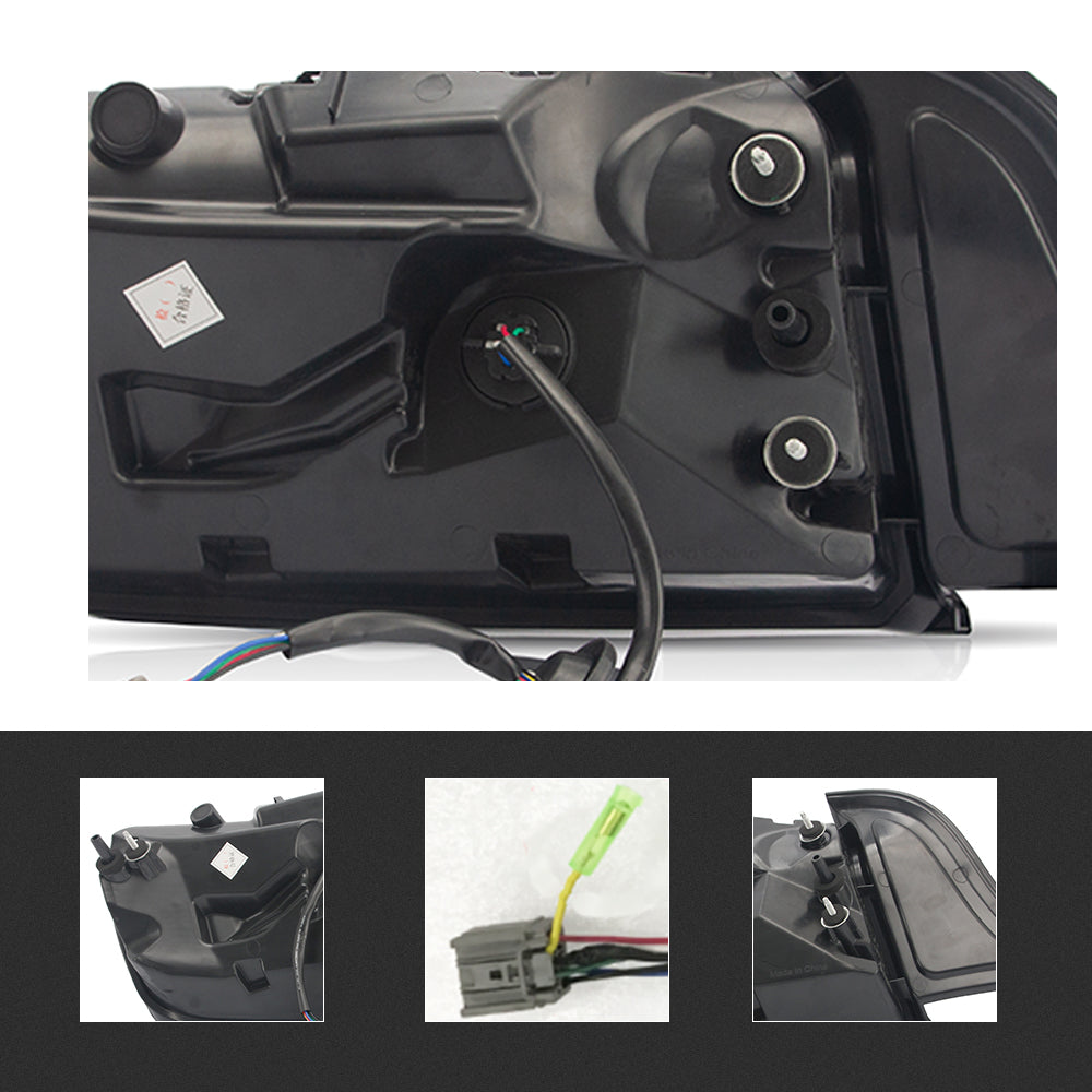 15-23 Ford Mustang 6th Gen (S550) Vland LED bakljus med 5 modes sekventiell blinkers [E-mark] - 4