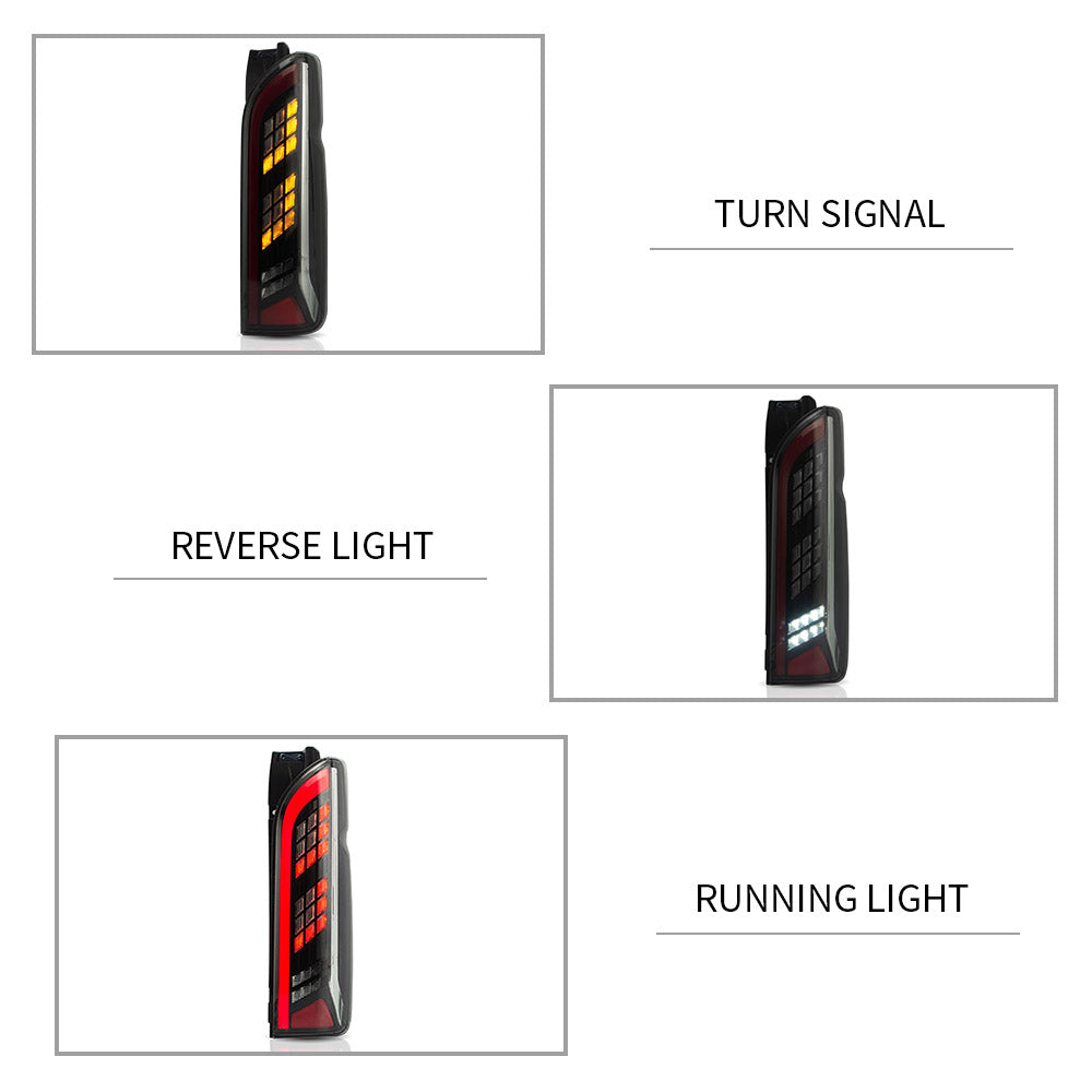 VLAND Carlamp LED bakljus för Toyota Hiace 2005-2018 - 5