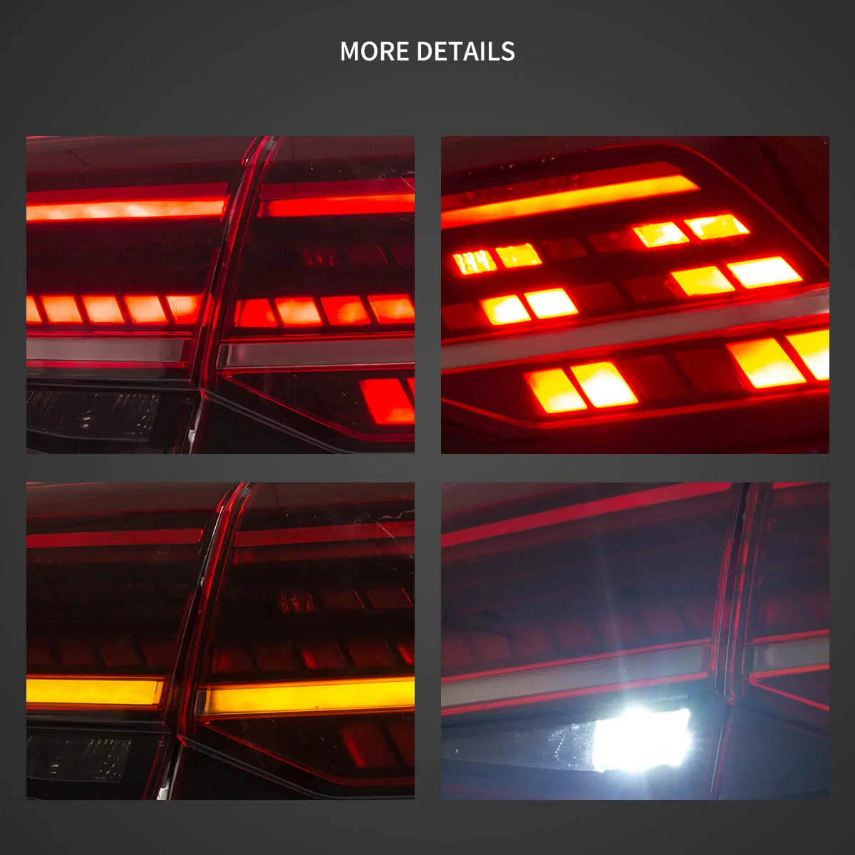 13-21 VW Golf MK7 MK7.5 Hatchback Vland LED bakljus [E-mark] - 10