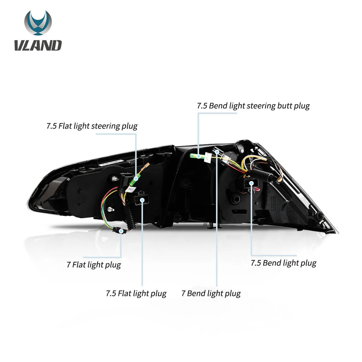 13-21 VW Golf MK7 MK7.5 Hatchback Vland LED bakljus [E-mark] - 7