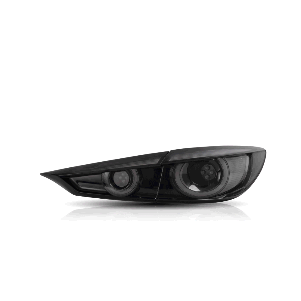VLAND Carlamp Full LED bakljus för Mazda 3 Axela Sedan 2014-2018 (sekventiell blinkerss w/ Dynamic Welcome Lighting) - 2