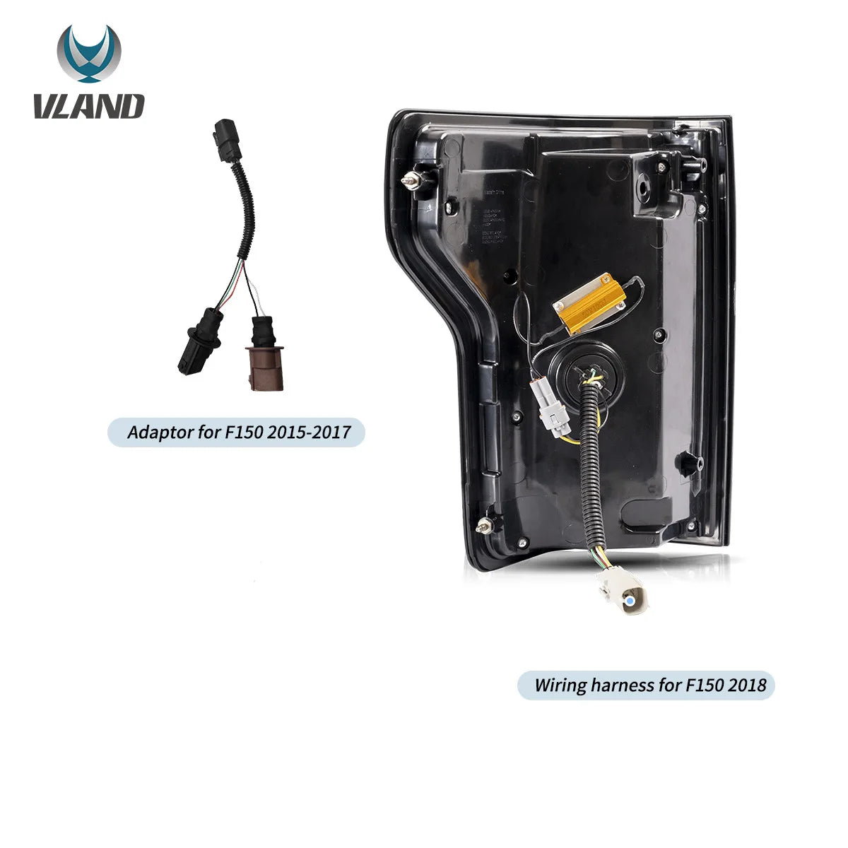 15-20 Ford F150 13th Gen Vland LED bakljus med Amber sekventiell blinkers [E-mark] - 10