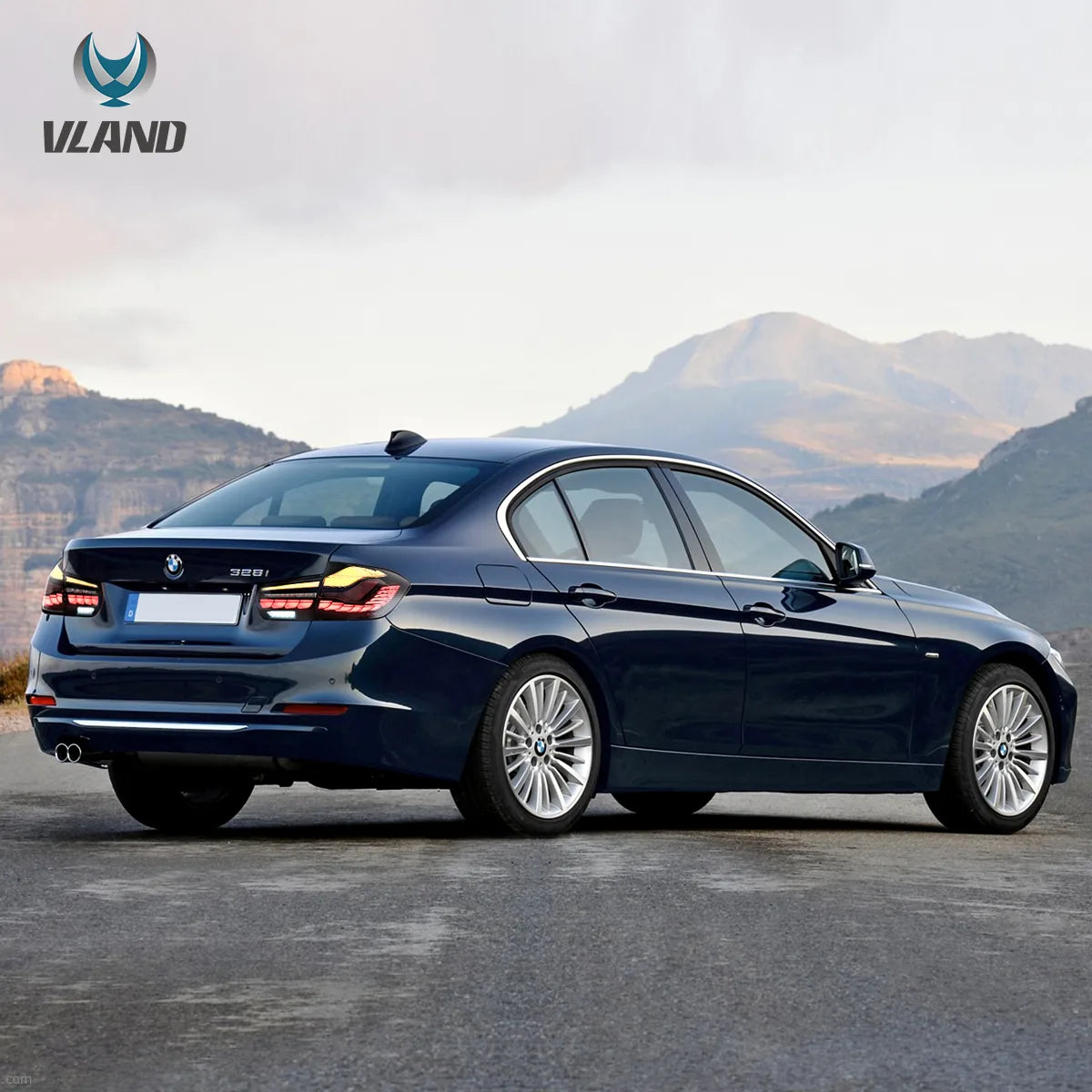 12-19 BMW 3 serie sjätte generationen (F30 F80) VLAND OLED bakljus med dynamisk startanimation (GTS stil) [E-märkt] - 10