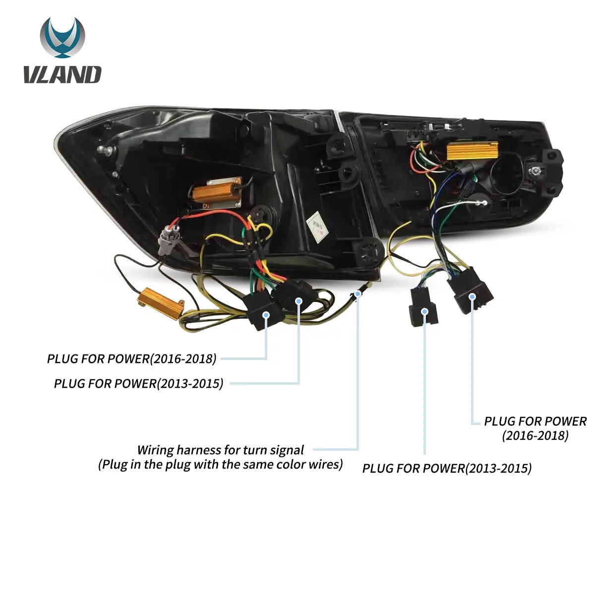 2012-2018 BMW F30 F80 M3 3-serie VLAND LED bakljus med sekventiell blinkers [E-märkt] - 7