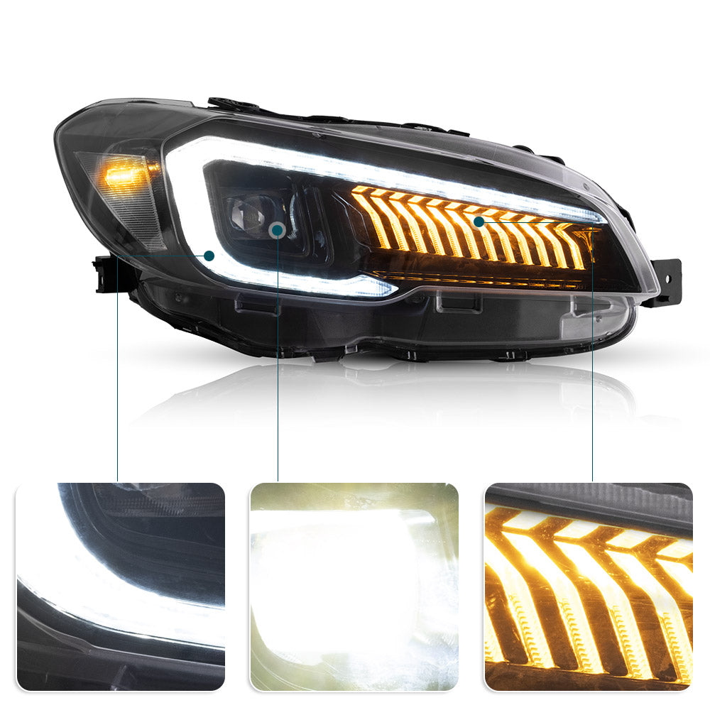 Subaru WRX 2015-2021 VLAND LED projektor strålkastare - 12