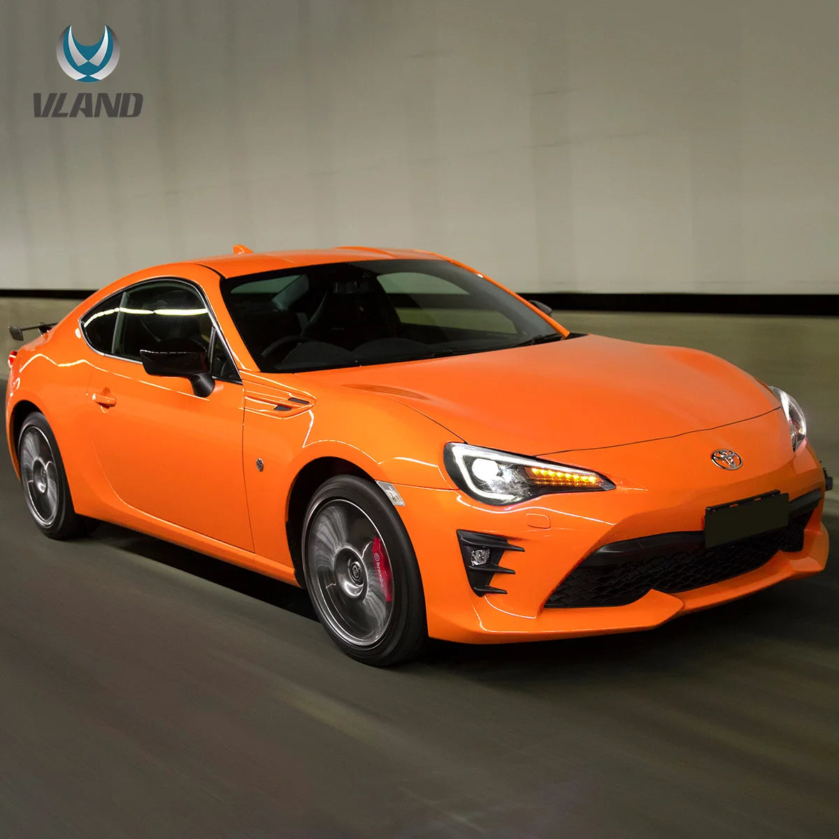 12–21 Toyota 86/GT86, Subaru Brz, Scion Frs Vland Upgrade Full LED Dual Beam Projector strålkastare[E-mark] - 6