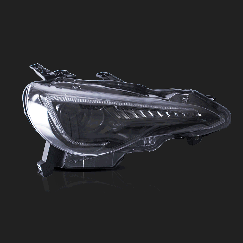 12–21 Toyota 86/GT86, Subaru Brz, Scion Frs Vland Upgrade Full LED Dual Beam Projector strålkastare[E-mark] - 5