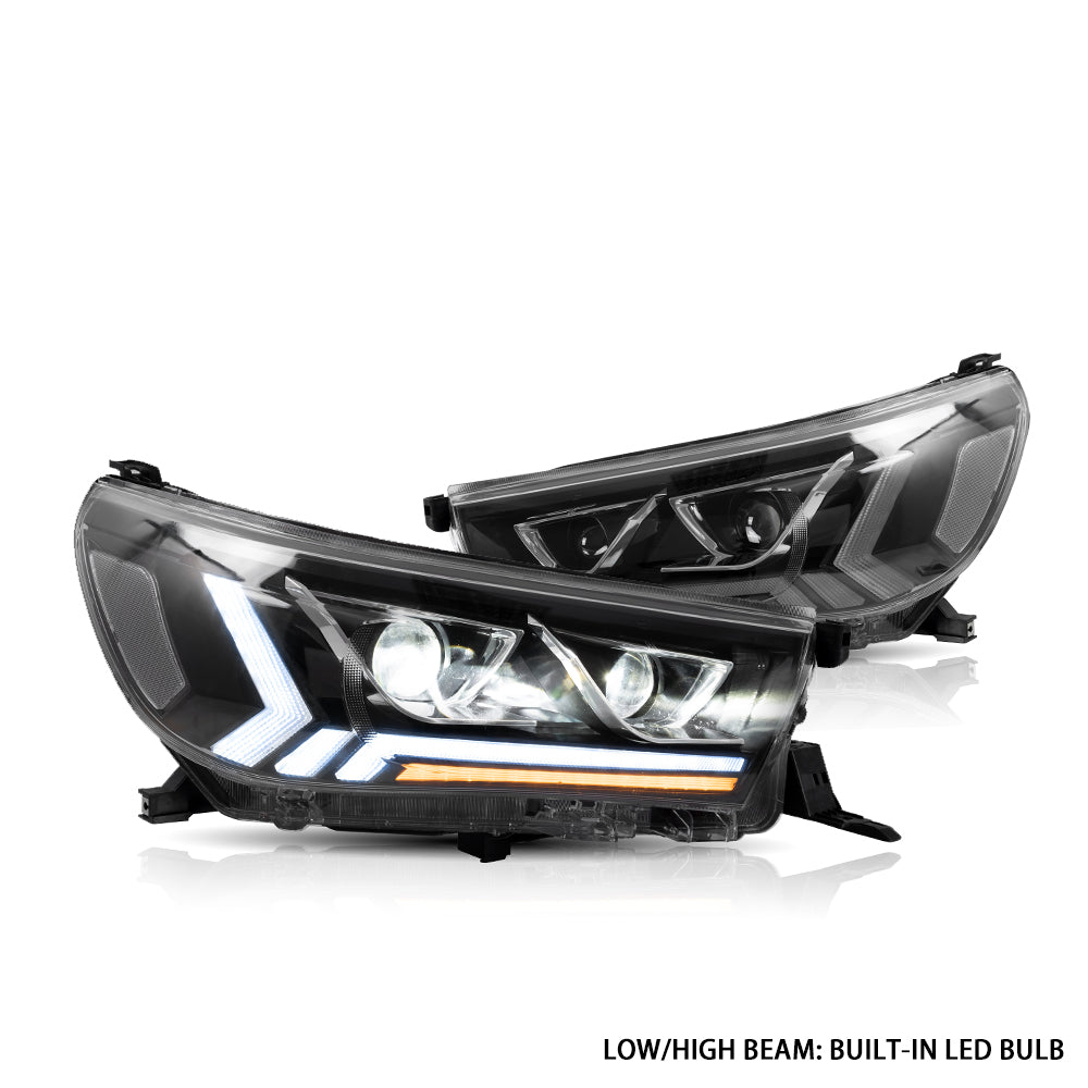 VLAND LED strålkastare för Toyota Hilux Vigo Revo 2015-2020 - 2