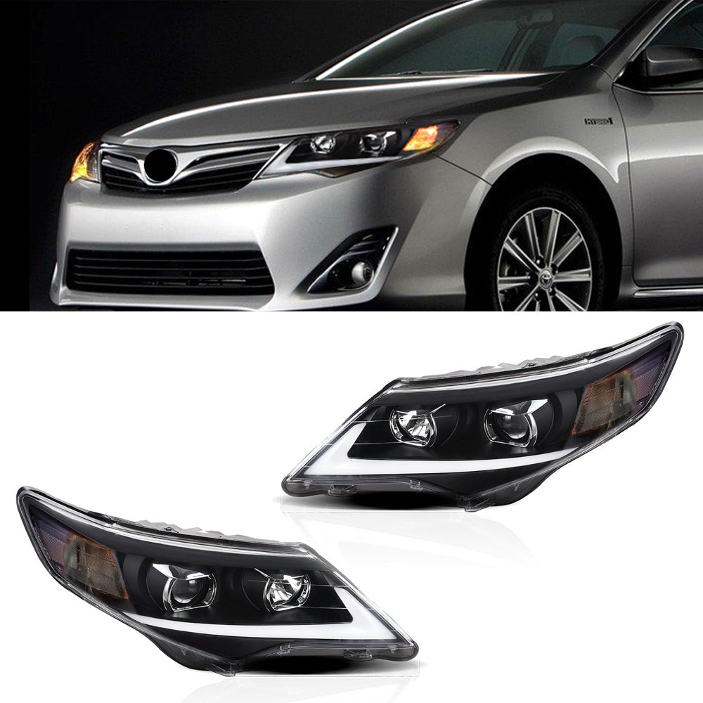 VLAND Carlamp Projector strålkastare för Toyota Camry 2012-2014（Fit för American Models）