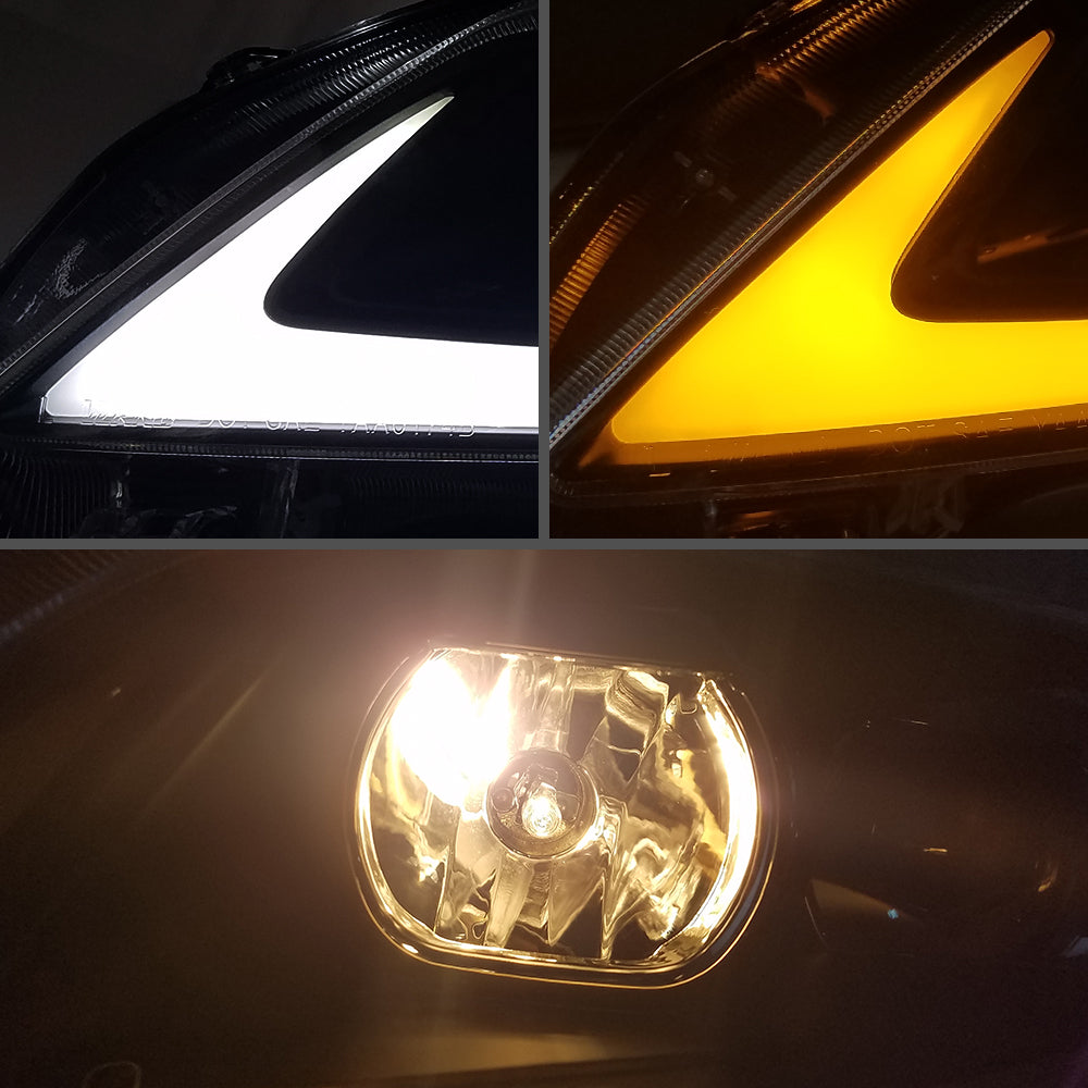 VLAND Carlamp LED strålkastare för Toyota Corolla 2011 2012 2013 (Bulbs are not included) - 4