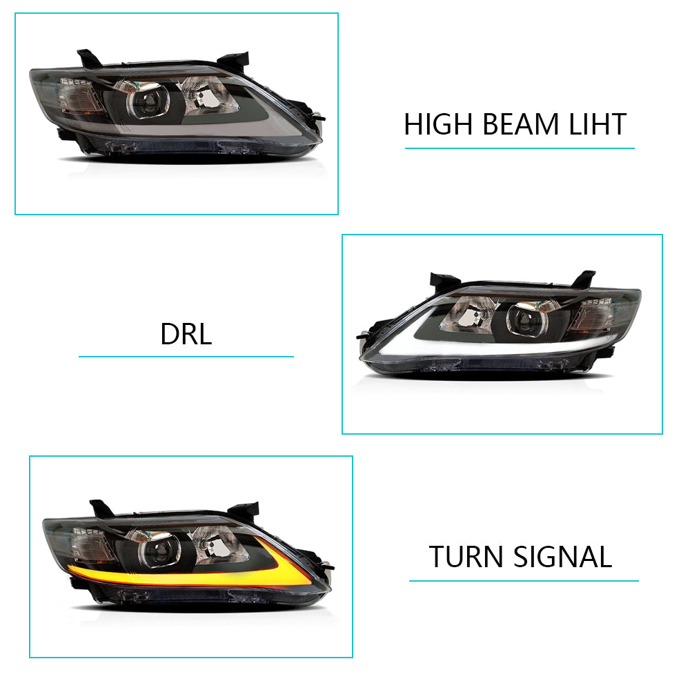 VLAND Carlamp LED strålkastare för TOYOTA CAMRY 2010-2011 HEAD LAMP (USA TYPE) - 7