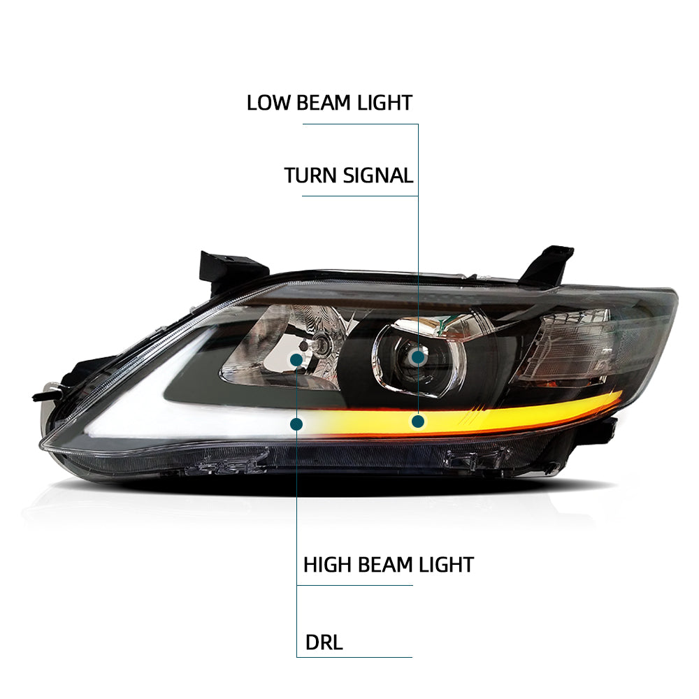 VLAND Carlamp LED strålkastare för TOYOTA CAMRY 2010-2011 HEAD LAMP (USA TYPE) - 6