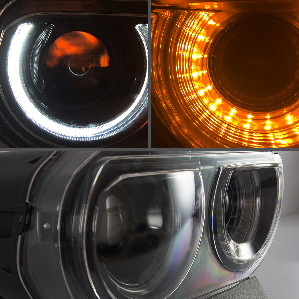 08-14 Dodge Challenger 3th Gen Vland LED strålkastare - 11