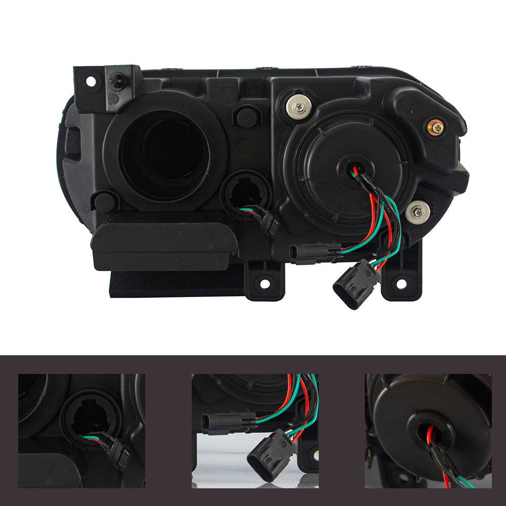 08-14 Dodge Challenger 3th Gen Vland LED strålkastare - 5