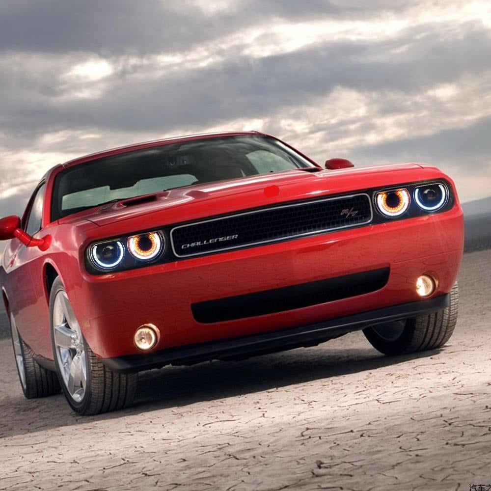 08-14 Dodge Challenger 3th Gen Vland LED strålkastare - 10