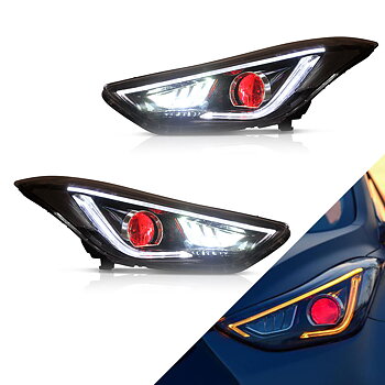 VLAND Carlamp Projector strålkastare för Hyundai Elantra (Avante MD) 2011-2015
