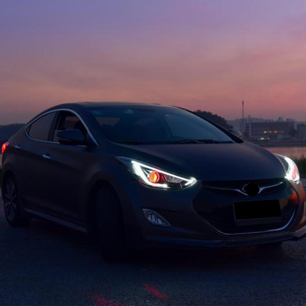 VLAND Carlamp Projector strålkastare för Hyundai Elantra (Avante MD) 2011-2015 - 9
