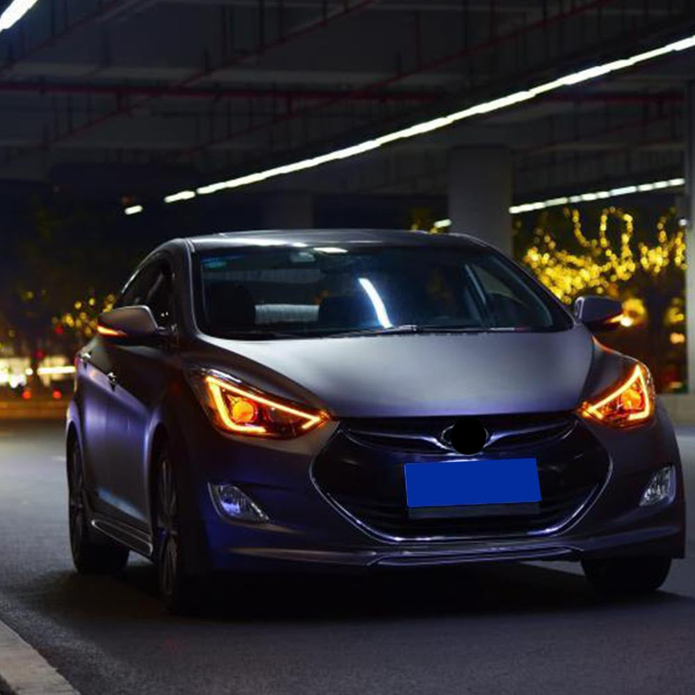 VLAND Carlamp Projector strålkastare för Hyundai Elantra (Avante MD) 2011-2015 - 8