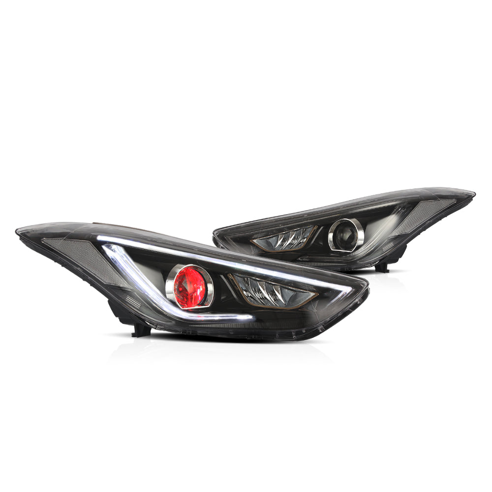 VLAND Carlamp Projector strålkastare för Hyundai Elantra (Avante MD) 2011-2015 - 2