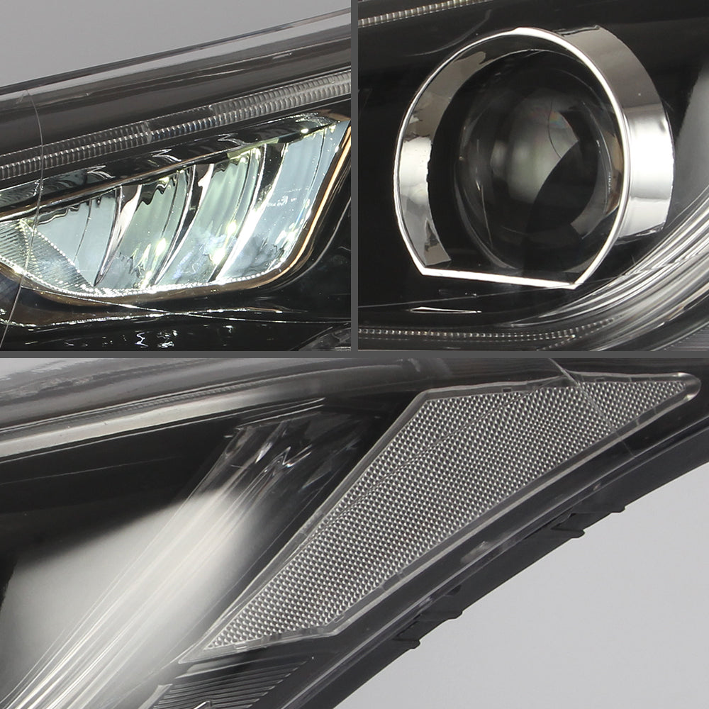 VLAND Carlamp Projector strålkastare för Hyundai Elantra (Avante MD) 2011-2015 - 4