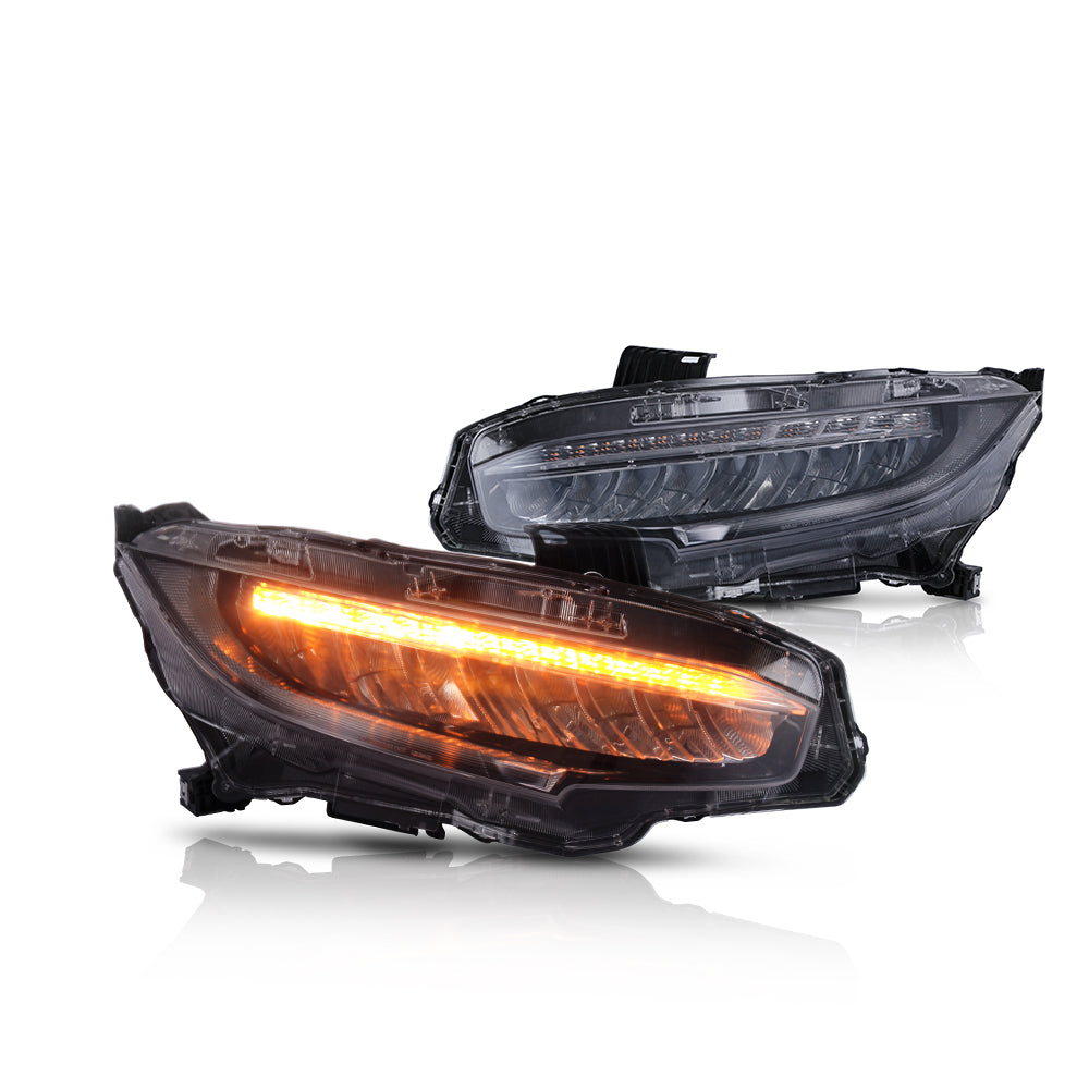VLAND 16-21 Honda Civic Full LED strålkastare - 6