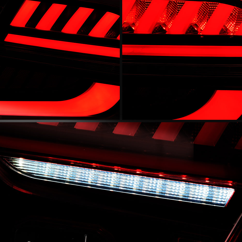 VLAND Carlamp bakljus för Honda Accord 10th 2018-up w/sequential indicators Red Lens - 9