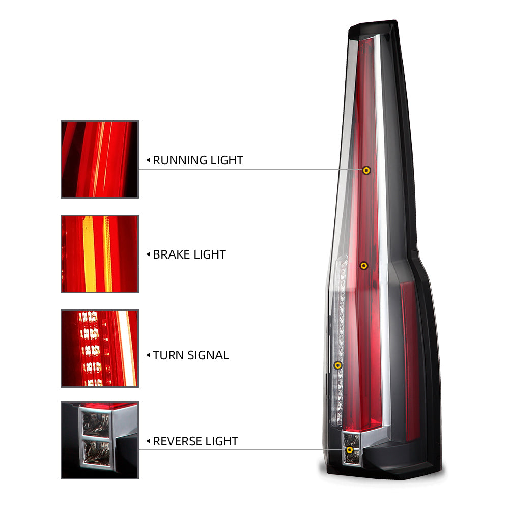 VLAND Carlamp LED bakljus för Chevy Tahoe/Suburban 2015-2020 - 5