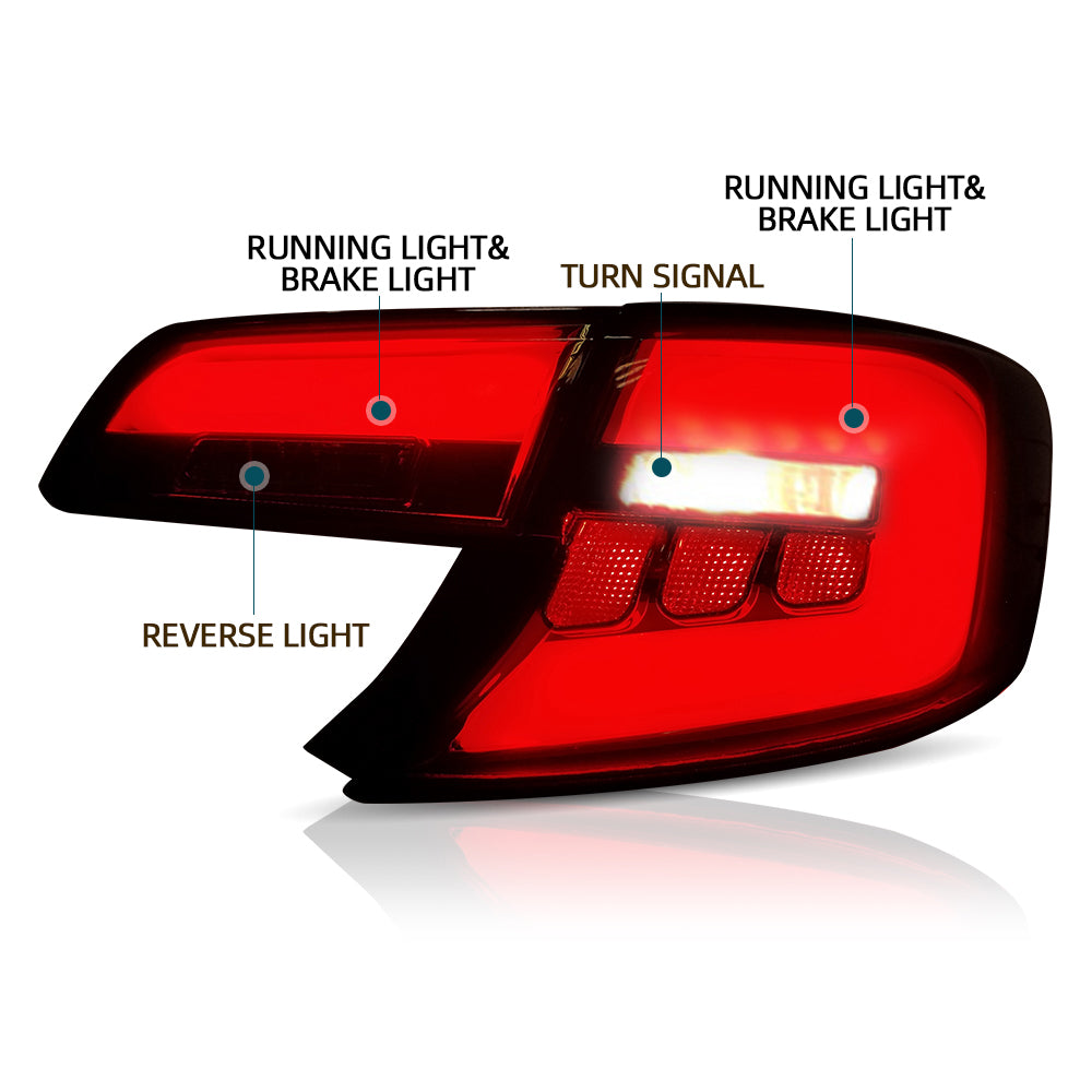VLAND Carlamp bakljus för Toyota Camry 2012-2014 Smoked Lens - 4