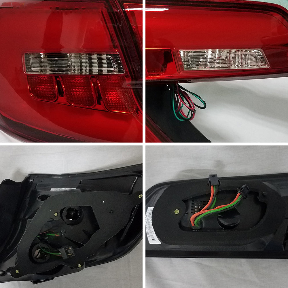 VLAND Carlamp LED bakljus för Toyota Camry 2012-2014 Red Lens - 8