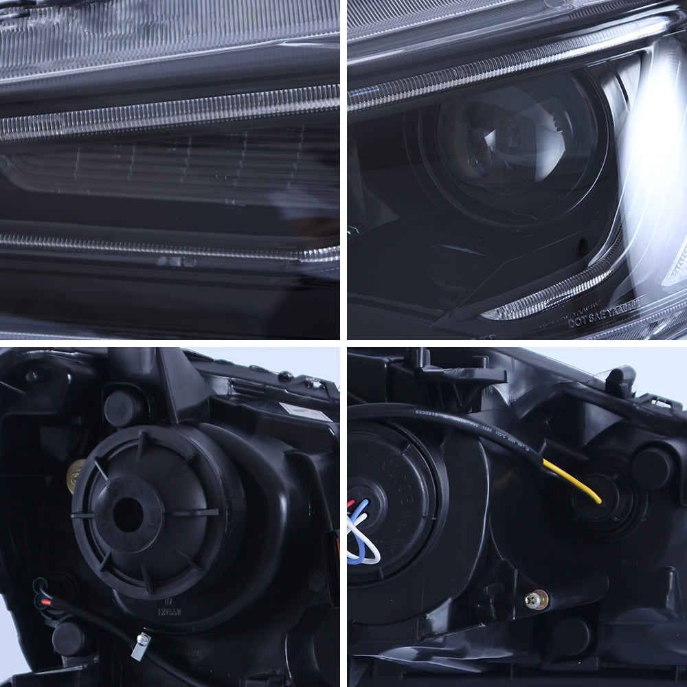 VLAND LED strålkastare+bakljus för Mitsubishi Lancer 2008-2017 - 8