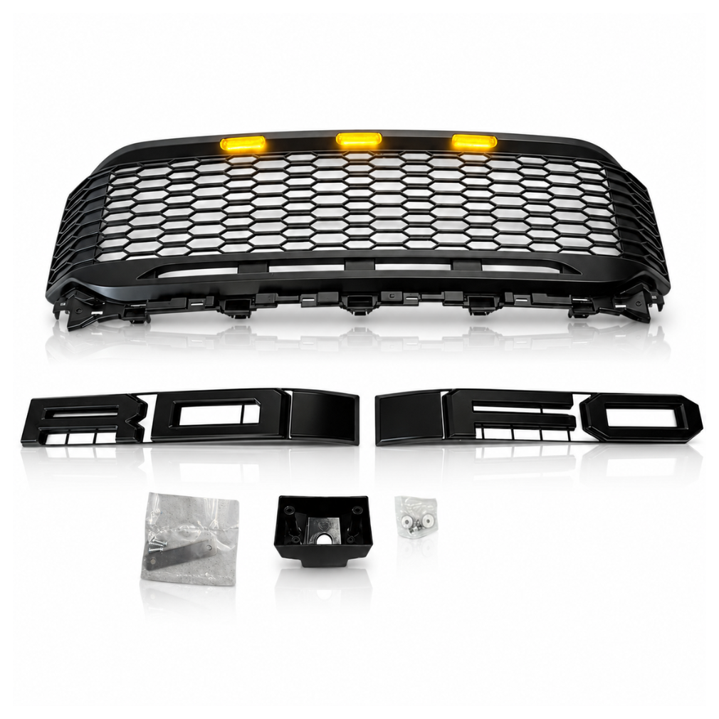 LED Övre grill – Raptor Style (F150 21-23) - 9