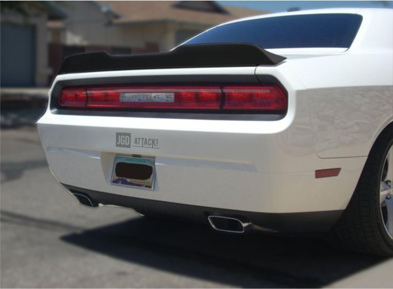 R / T Scat Pack Matt Svart Vinge utan kamera (DODGE CHALLENGER 2008-2021 all)