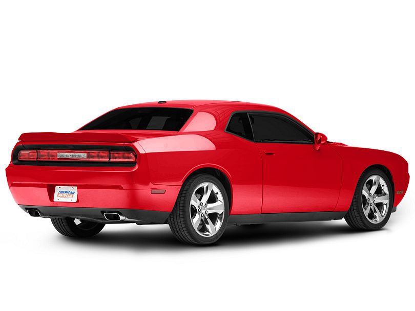 R / T Scat Pack Matt Svart Vinge utan kamera (DODGE CHALLENGER 2008-2021 all) - 3