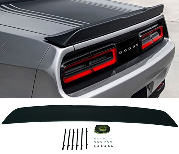 R / T Scat Pack Matt Svart Vinge utan kamera (DODGE CHALLENGER 2008-2021 all) - 2