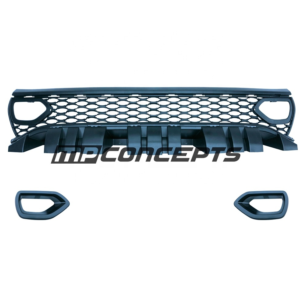Övre Grill SRT Scat Pack Style med LED (DODGE CHARGER 2015-2019) - 5