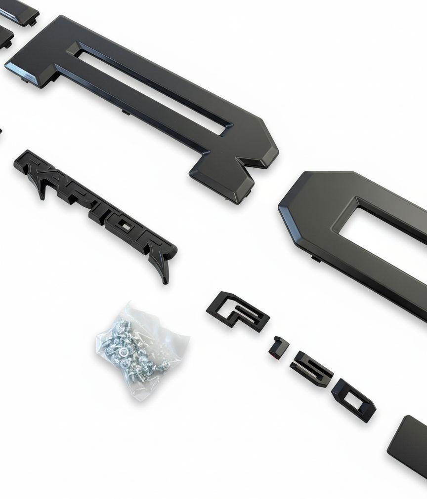 Bakluckepanel – Raptor Style – Mattsvart (F150 21-23) - 10