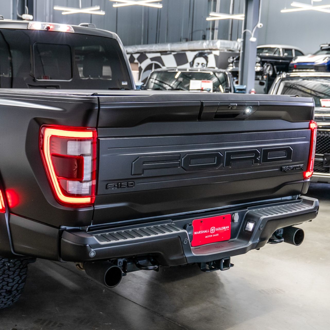 Bakluckepanel – Raptor Style – Mattsvart (F150 21-23) - 8