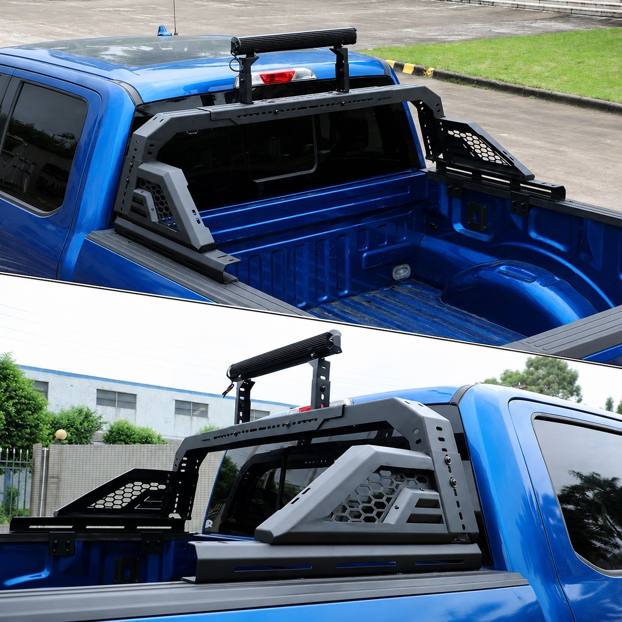 Adjustable Flakbåge & LED Light Bar Mount (RAM, Ford F, RANGER, SILVERADO, GMC, TUNDRA, TITAN. HILUX) - 3