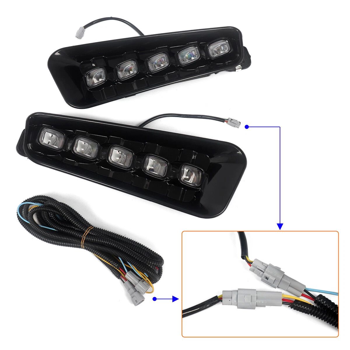 Främre stötfångare + LED-ljus – Raptor Style (F150 09-14) - 12